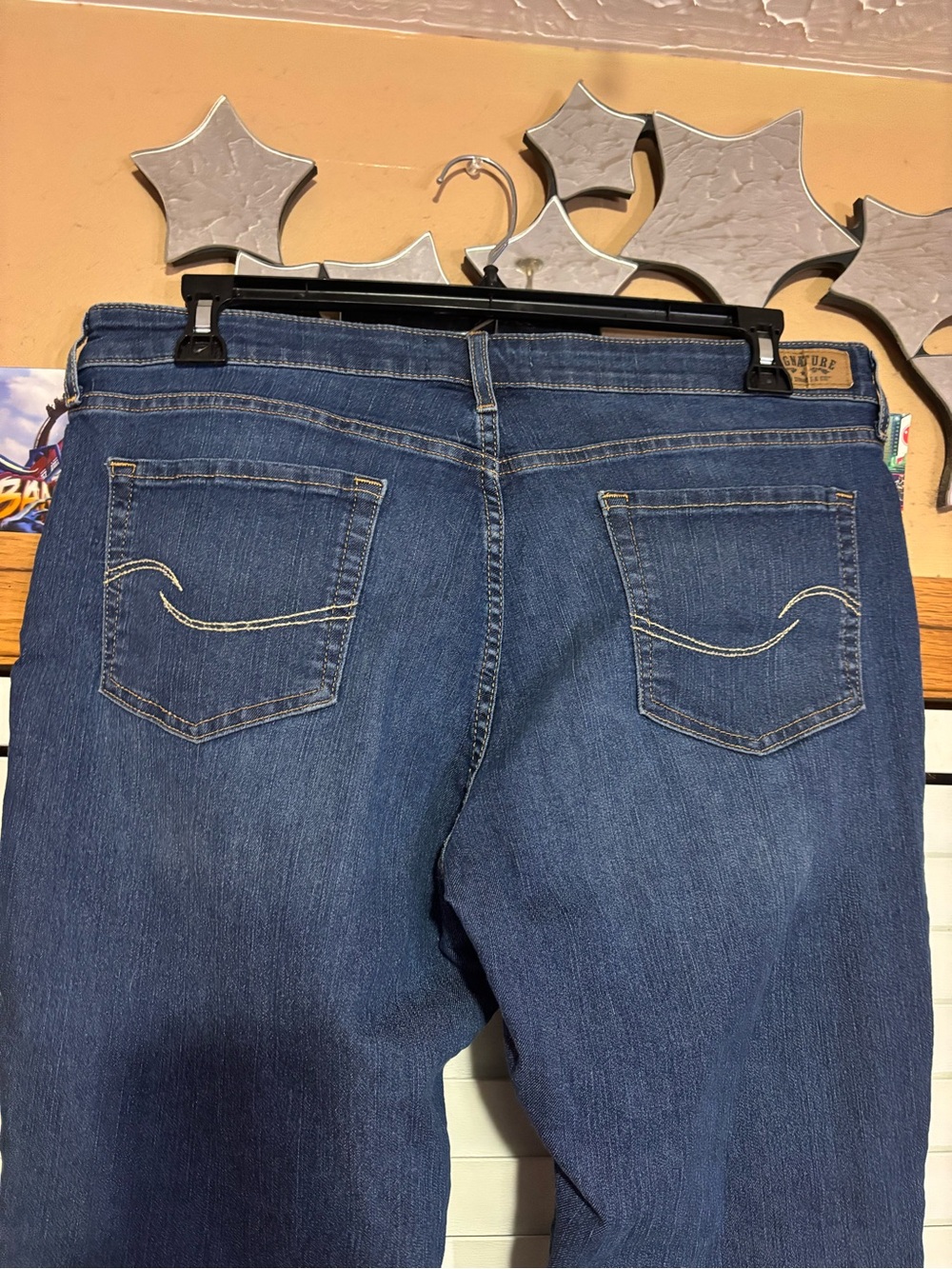 Signature Levi Strauss & Co Skinny Blue Jeans - Picture 4 of 7
